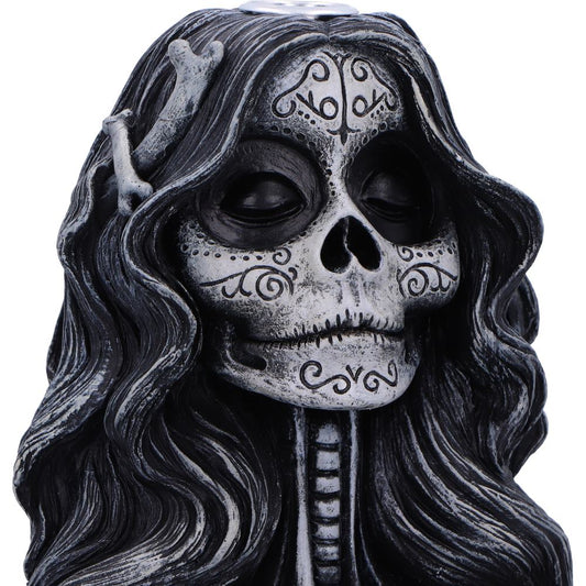 Nemesis Now - NN Core: Skulls - Adorno quemador de incienso de 16cm - Calavera's Offering Backflow Incense Burner
