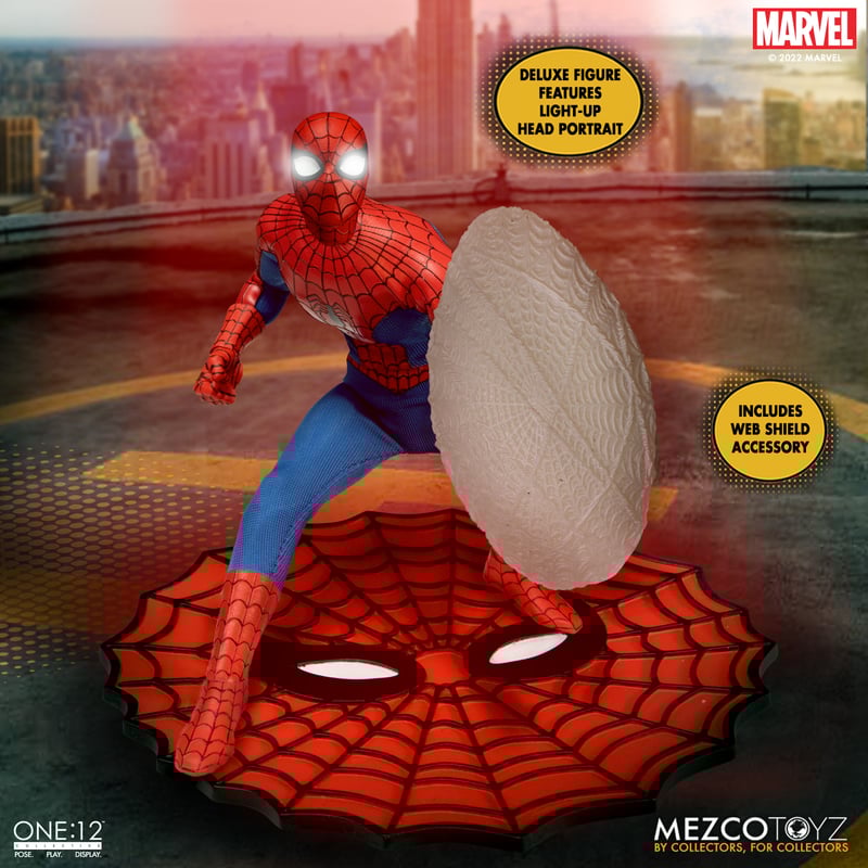 MEZCO - One:12 Collective - Deluxe Edition Spiderman (Figura de 6")