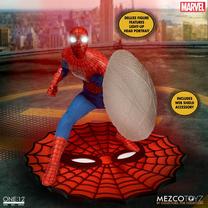 MEZCO - One:12 Collective - Deluxe Edition Spiderman (Figura de 6")