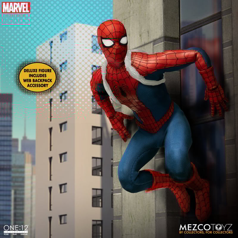 MEZCO - One:12 Collective - Deluxe Edition Spiderman (Figura de 6")