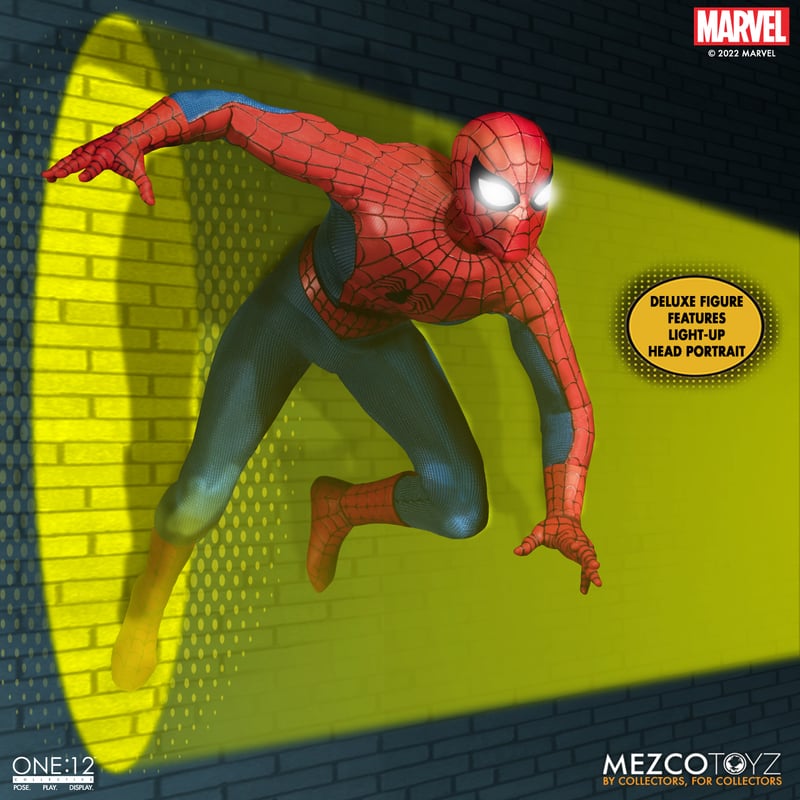 MEZCO - One:12 Collective - Deluxe Edition Spiderman (Figura de 6")
