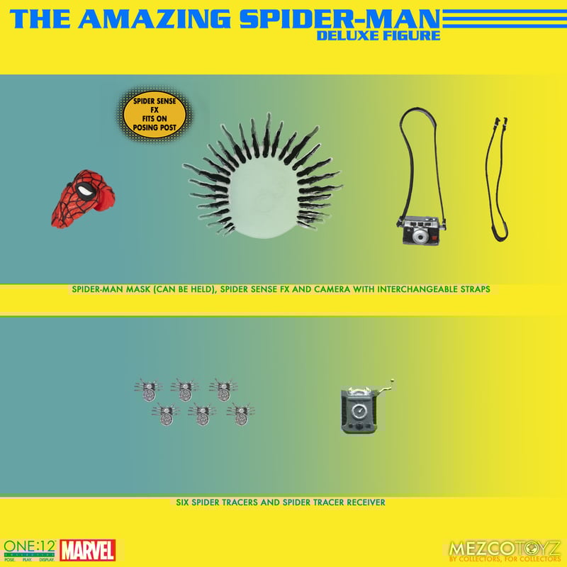 MEZCO - One:12 Collective - Deluxe Edition Spiderman (Figura de 6")