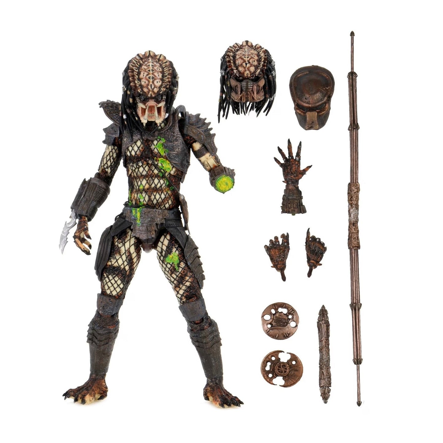 NECA - Predator 2 - Battle Damage City Hunter (Figura de 7")